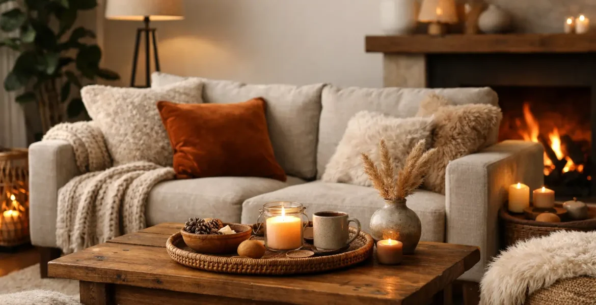 Ιδέες για cozy σαλόνι που δείχνει πάντα ζεστό